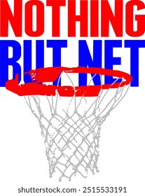 basquete hoop e vetor de texto