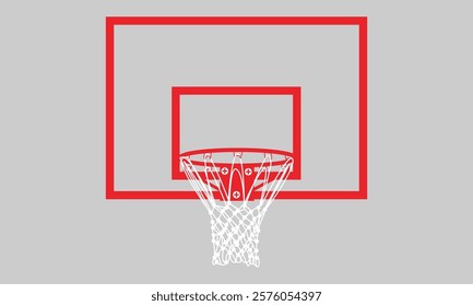 Basketball Hoop vector and Clip Art	