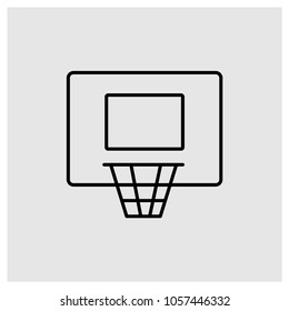 Basketball Hoop Vector Icon