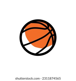BASKETBALL HOOPS BALL VECTOR LOGO