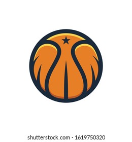 Basketball icon app.. Basketball vector symbol.