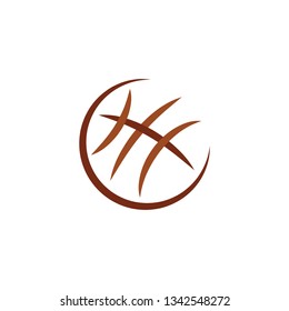 basketball icon ball logo symbol design 