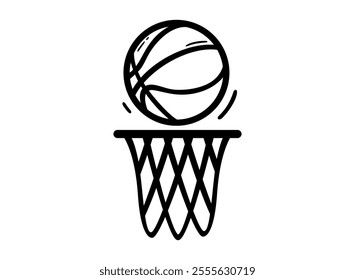 Basketball icon. Basketball ball vector symbol. Basketball black vector icon for web graphic design. Sport icon