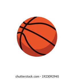 basketball icon of color style design vector template