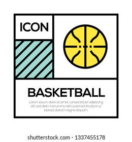 BASKETBALL ICON CONCEPT