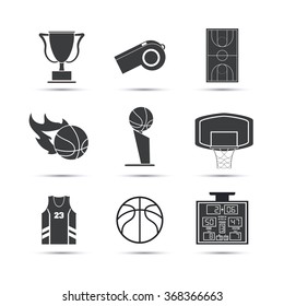Basketball icon design 
