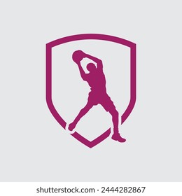 Basketball icon design vector graphic of template, sign and symbol