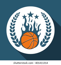 Basketball icon design , vector illustration