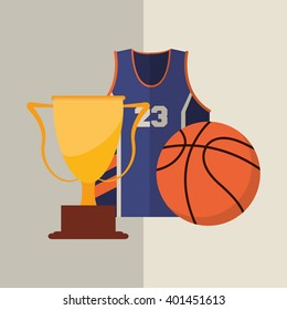 Basketball icon design, vector illustration