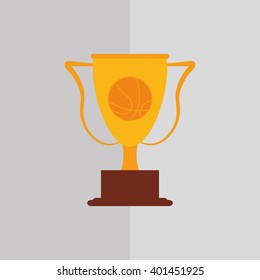 Basketball icon design, vector illustration