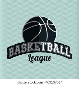 Basketball icon design, vector illustration