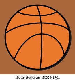 basketball icon design, vector isolated design for sport vector