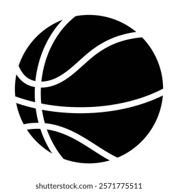 Basketball Icon Element For Design