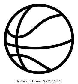 Basketball Icon Element For Design