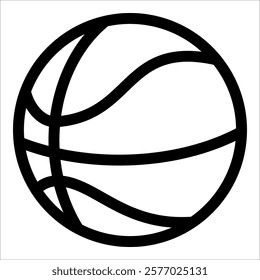 Basketball Icon Element For Design