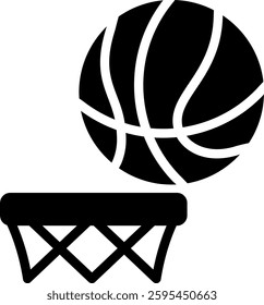 Basketball Icon Element For Design