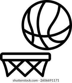 Basketball Icon Element For Design