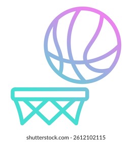 Basketball Icon Element For Design