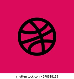 Basketball Icon. Eps-10