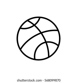  Basketball icon flat.