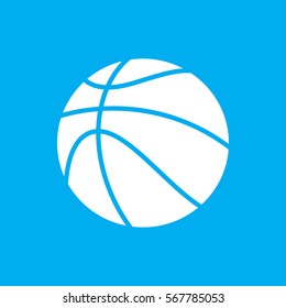basketball icon. illustration isolated vector sign symbol