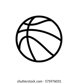 basketball icon illustration isolated vector sign symbol