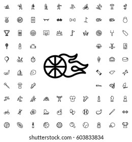 Basketball icon illustration isolated vector sign symbol. sports icons vector set.
