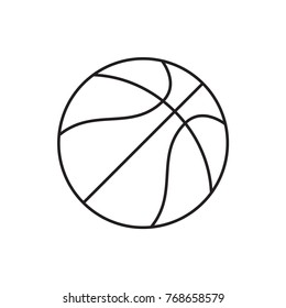 basketball icon illustration isolated vector sign symbol