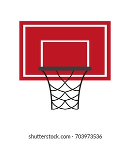 Basketball Net Backboard Illustration Complex Basketball Stock Vector ...