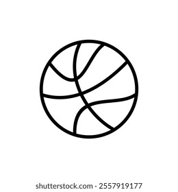 Basketball icon logo design. Basketball ball sign and symbol