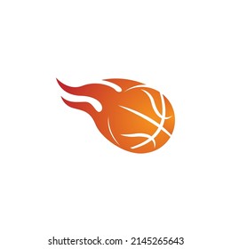 Basketball icon logo design illustration template vector