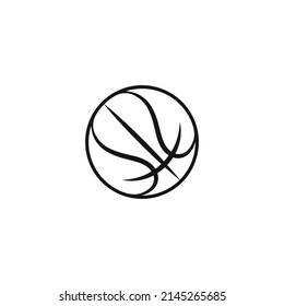 Basketball icon logo design illustration template vector