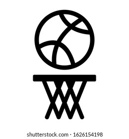 basketball icon or logo isolated sign symbol vector illustration - high quality black style vector icons
