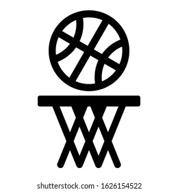 basketball icon or logo isolated sign symbol vector illustration - high quality black style vector icons
