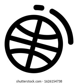 basketball icon or logo isolated sign symbol vector illustration - high quality black style vector icons
