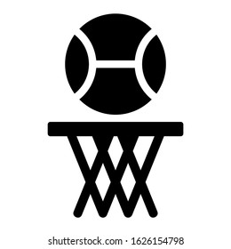 basketball icon or logo isolated sign symbol vector illustration - high quality black style vector icons
