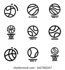 basketball icon or logo isolated sign symbol vector illustration - Collection of high quality black style vector icons
