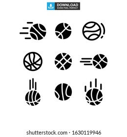 basketball icon or logo isolated sign symbol vector illustration - Collection of high quality black style vector icons
