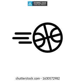 basketball icon or logo isolated sign symbol vector illustration - high quality black style vector icons

