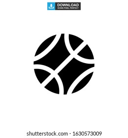 basketball icon or logo isolated sign symbol vector illustration - high quality black style vector icons

