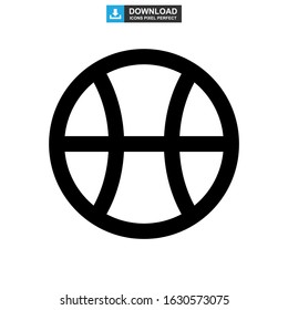basketball icon or logo isolated sign symbol vector illustration - high quality black style vector icons
