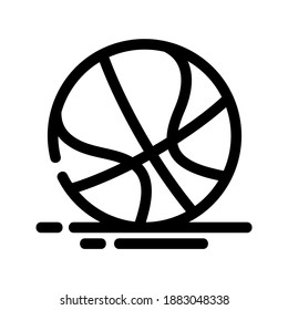 Basketball icon or logo isolated sign symbol vector illustration - high quality black style vector icons
