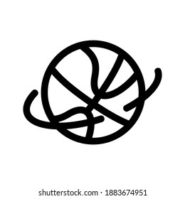 Basketball icon or logo isolated sign symbol vector illustration - high quality black style vector icons
