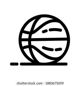 Basketball icon or logo isolated sign symbol vector illustration - high quality black style vector icons
