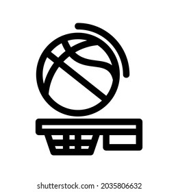 basketball icon or logo isolated sign symbol vector illustration - high quality black style vector icons
