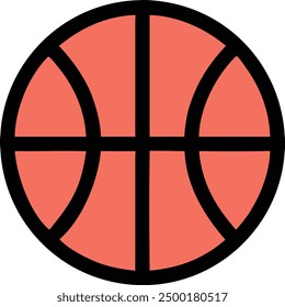 basketball icon logo type vector illustration