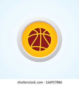 Basketball icon on button.
