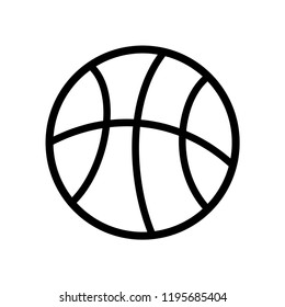 Basketball icon. Premium style icon design. UI. Illustration of basketball icon. Pictogram isolated on white. Ready to use in web design, apps, software, print