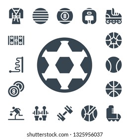 basketball icon set. 17 filled basketball icons.  Collection Of - Judo, Hockey pitch, Ball, Billiards, Basketball, Table football, Billiard, Sport, Boxing helmet, Roller skate