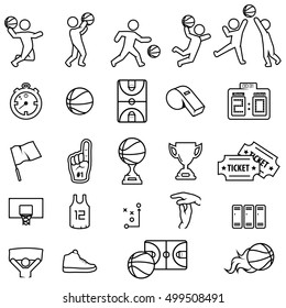 Basketball Icon Set